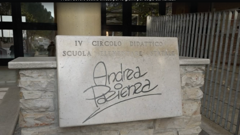 Scuola Andrea Pazienza: Uniti nella difficoltà, nonostante il vandalismo.