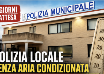 Polizia Locale senza aria condizionata: la prima segnalazione risale a 21 giorni fa.