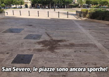San Severo, le piazze sono ancora sporche!