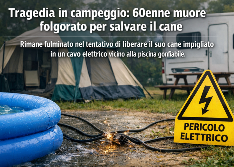 Foggiano di 60 anni muore folgorato mentre tenta di salvare il cane