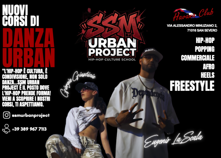 L’Eccellenza della Danza Urban sbarca a San Severo: al via i nuovi corsi firmati HAVANA CLUB e SSM Urban Project!